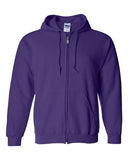 Sudadera con capucha con cremallera completa Gildan Heavy Blend - Forro polar cálido unisex