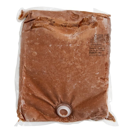 Meadowvale 10% Chocolate Frozen Custard / Soft Serve Ice Cream Mix 2.5 Gallon - 2/Case