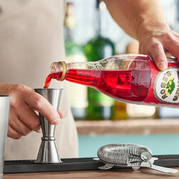 Rose's 1 Liter Grenadine Syrup - 12/Case