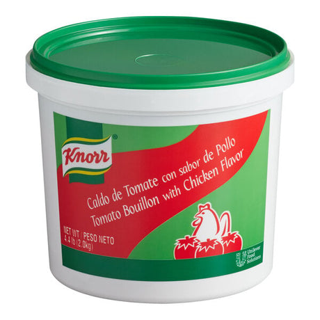 Knorr 4.4 lb. Caldo de Tomate con sabor de Pollo / Tomato Bouillon with Chicken Flavor Base