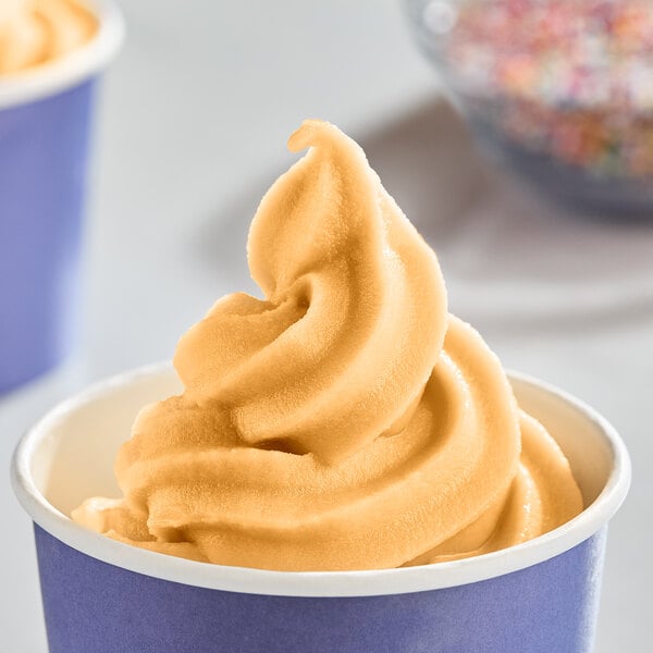 DOLE SOFT SERVE Orange Soft Serve Mix 4.4 lb. - 4/Case