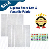 1 Yard Algebra Sheer Soft & Versatile Fabric