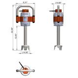 Dynamic MX041.1ES / SMX250ES Immersion Blender - 12" Tube