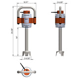 Dynamic MX042.1ES / SMX350ES Immersion Blender - 14" Tube