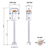 Dynamic MX040.1ES / SMX750ES Immersion Blender - 24" Tube