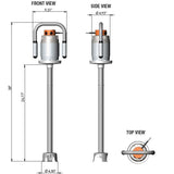 Dynamic MX001.1ES / SMX850ES Immersion Blender - 27" Tube