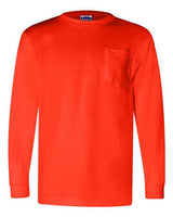 Bayside Unisex Union-Made Long Sleeve Pocket T-Shirt