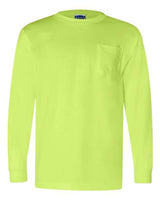 Bayside Unisex Union-Made Long Sleeve Pocket T-Shirt