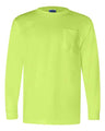 Bayside Unisex Union-Made Long Sleeve Pocket T-Shirt