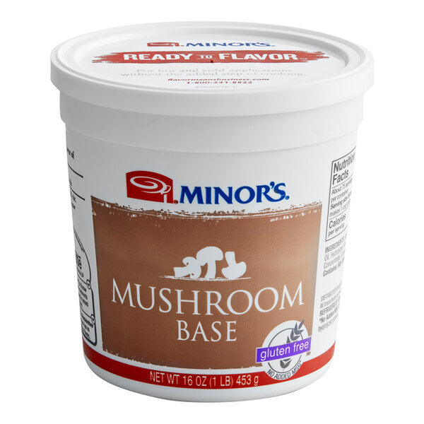 Minor's 1 lb. Gluten-Free Mushroom Base - 6/Case