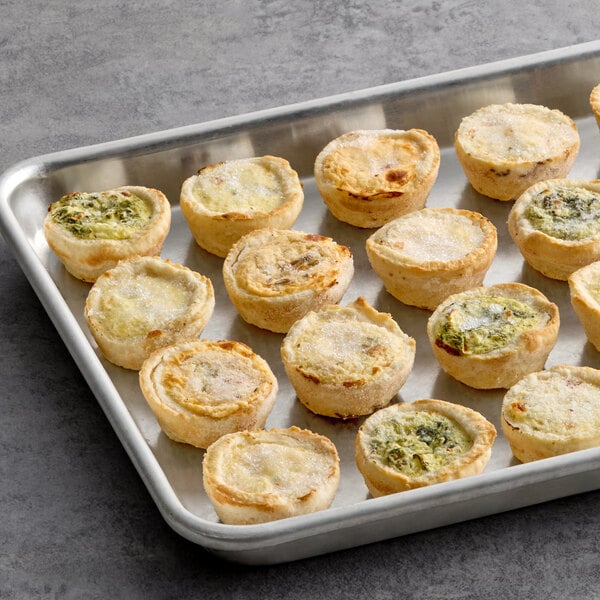 Cuisine Innovations Mini Quiche Assortment 0.8 oz. - 100/Case