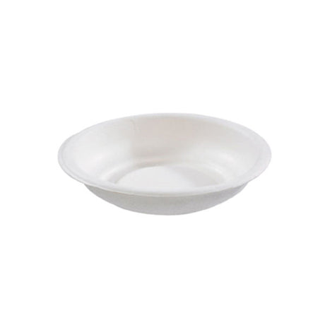 Packnwood Round Sugarcane Plate, 2.9", Case of 3000