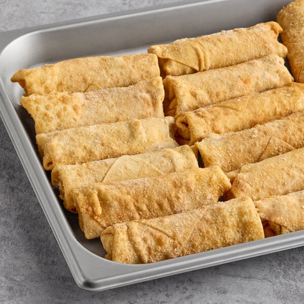 Finger Food Products Pepperoni Pizza Log Egg Roll 2 oz. - 72/Case