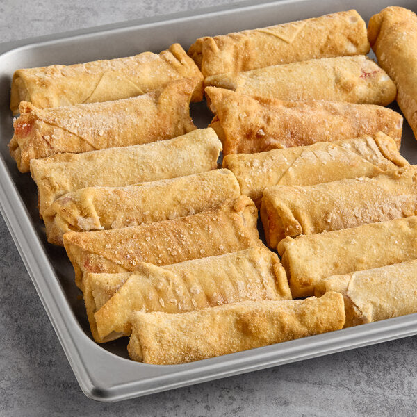 Finger Food Products Strawberry Cheesecake Dessert Log Egg Roll 2 oz. - 72/Case