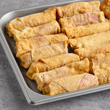 Finger Food Products Raspberry Cheesecake Dessert Log Egg Roll 2 oz. - 72/Case