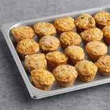 Papetti's Cage-Free Bacon, Cheese, Pepper, and Hashbrown Egg Bites 1.5 oz. - 120/Case