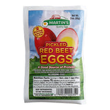 Martin's Quality Eggs PA Dutch Pickled Red Beet Hard Cooked Eggs - 28/Case