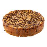 Rich's 16-Slice Pre-Cut Chocolate Chip Cannoli Ricotta Cheesecake 90 oz. - 2/Case