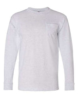 Bayside Unisex USA-Made Long Sleeve Pocket T-Shirt
