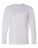 Bayside Unisex USA-Made Long Sleeve Pocket T-Shirt