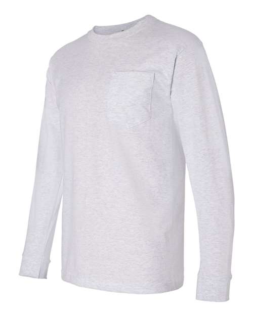 USA-Made Long Sleeve Pocket T-Shirt