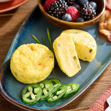 Papetti's Cage-Free Cheese and Jalapeno Egg Bites 1.75 oz. - 120/Case