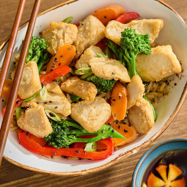 Beyond Meat Plant-Based Vegan Unbreaded Chicken Pieces 5 lb. - 2/Case