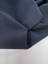 Blue Polyester Viscose Twill
