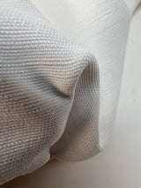 Linen Acetate White Woven Fabric