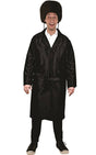 Adult Purim Bekitcha costume with long coat and Velcro belt