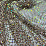 Diamond Fishnet 4-Way Stretch Fabric