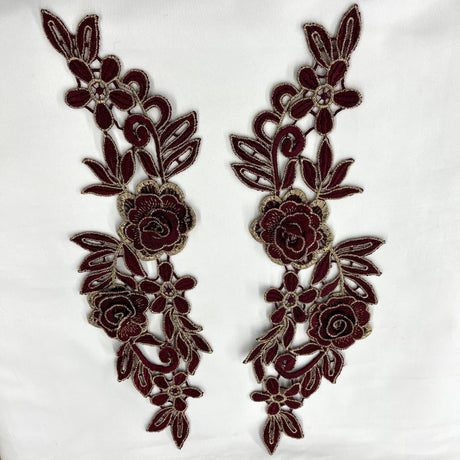 3D Floral Embroidered Lace Applique