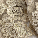 Corded Bridal Lace Embroidered Net Mesh