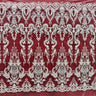 Beaded Embroidered Lace Mesh Fabric