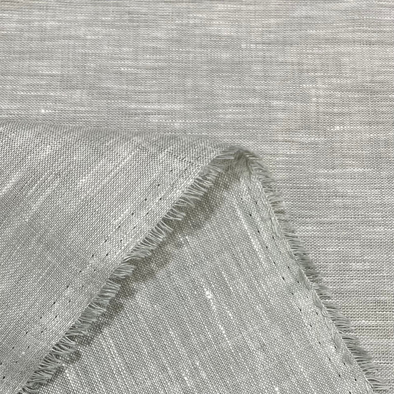 Pure Linen 2-Tone Melange Grey/Ivory