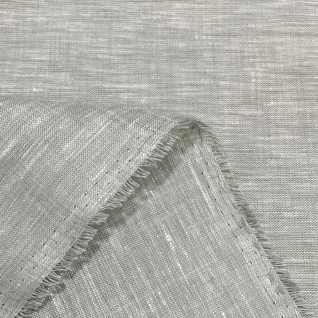 Pure Linen 2-Tone Melange Grey/Ivory