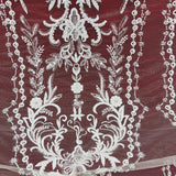 Beaded Embroidered Lace Mesh