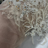 Beaded Embroidered Lace Mesh