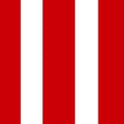 2″ Two Inches White and Red Stripes Poly Cotton Fabric,
