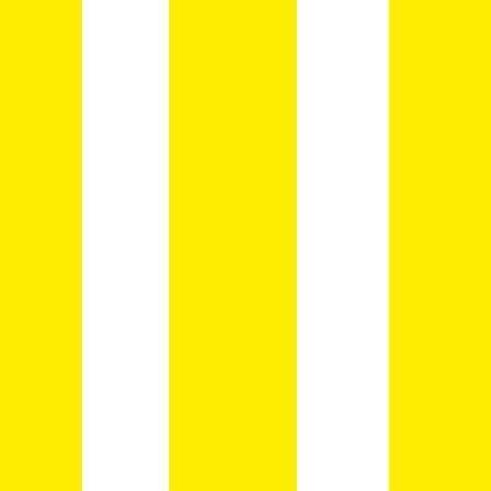 2″ Two Inches White and Yellow Stripes Poly Cotton Fabric,