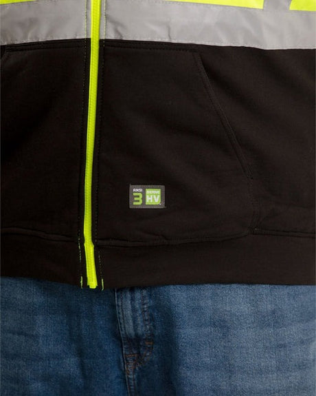 Tones Fullzip Reflective Fleece Hoodie - 10 Pack - 7.62oz/yd2  - 100% Polyester