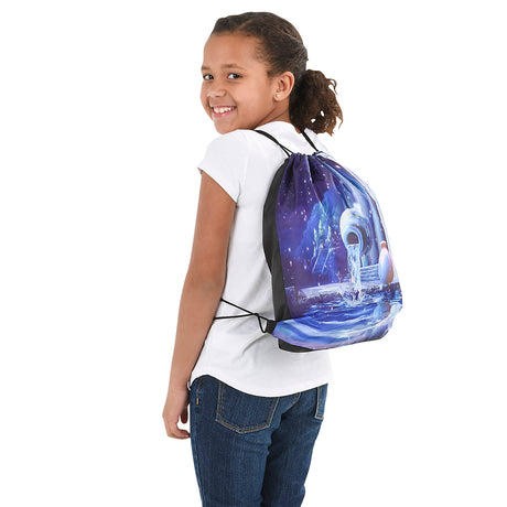 Galaxy Backpack 16" Drawstring Bag (1 DZ)