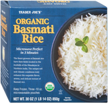 Organic Basmati Rice Long Grain Aromatic Ready to Heat 30 Oz