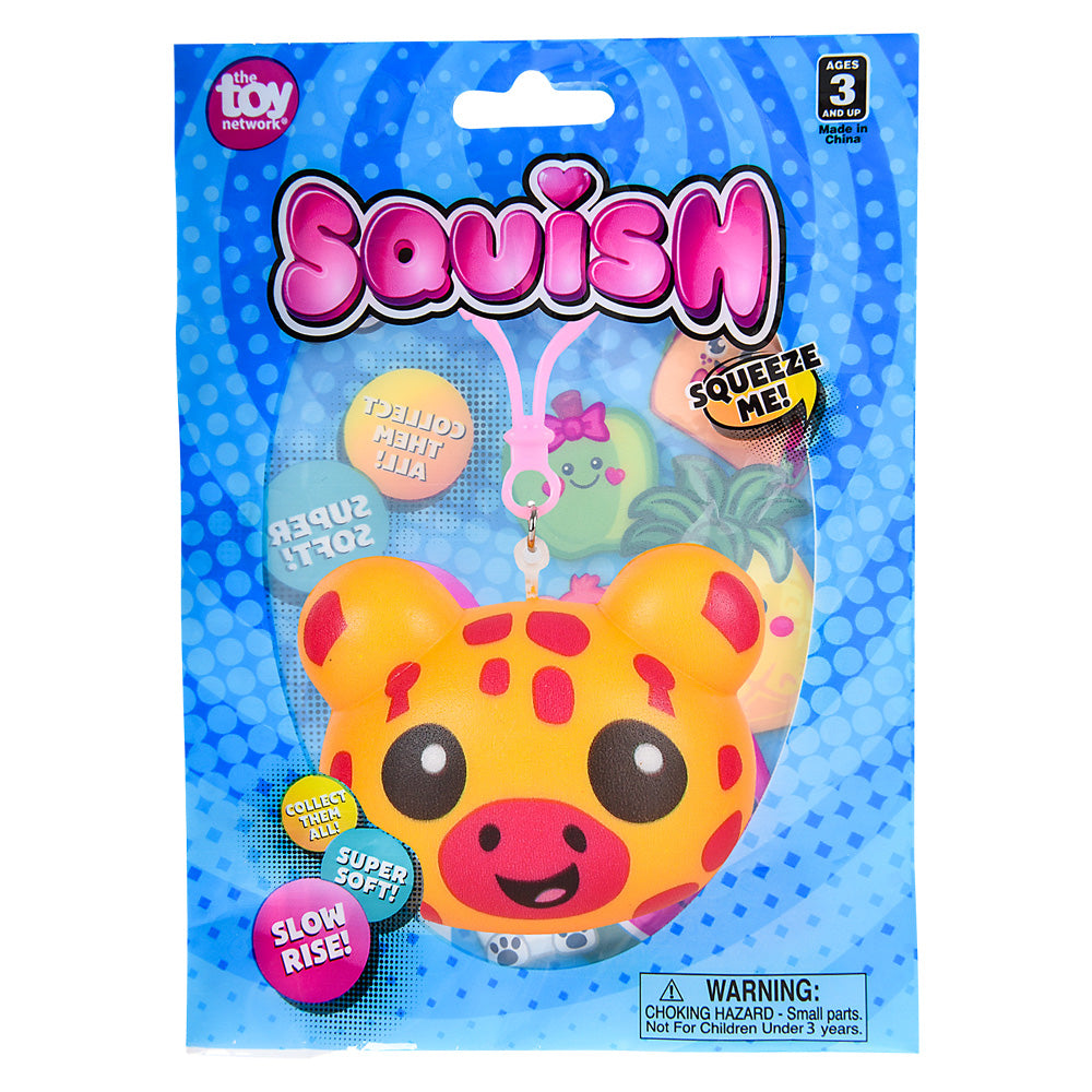 Squish Animal Backpack Clips Assortment (1 DZ)
