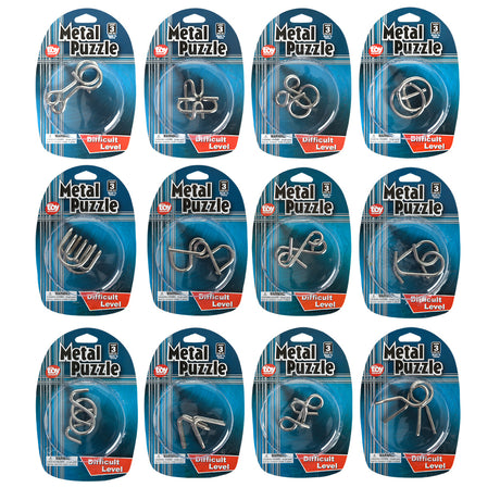 Metal Wire Puzzles (1 DZ)