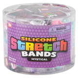 Mystical Silicone Stretch Bands (144 Pc Can)