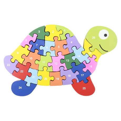 Wooden Turtle Letter Puzzle