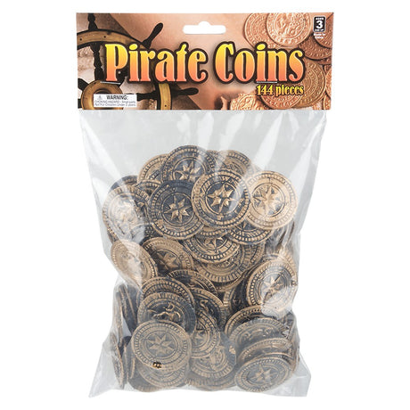 Pirate Coins (144 Pc Poly Bag)
