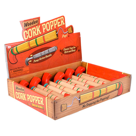 Wooden Pop Gun 8" (1 DZ)
