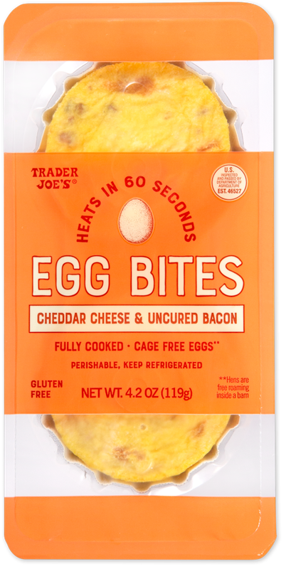 Cheddar Cheese & Uncured Bacon Egg Bites